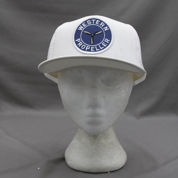 Vintage Trucker Hat - Western Aviation Patched - Adult Snapback - Picture 3 of 8